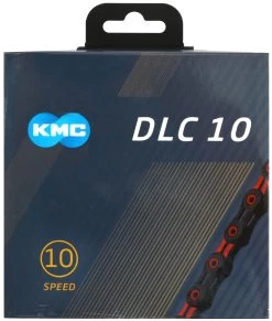 KMC X10 DLC 10-fach Kette -Fahrradladen 02 KMC X10 DLC 10 fach Kette Red a
