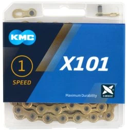 KMC X101 Singlespeedkette -Fahrradladen 443027 KMC X101 Singlespeedkette BX101G112 a