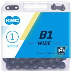 KMC B1 Wide Singlespeedkette -Fahrradladen 605797 groot BB1WB0112 B1 Wide Black