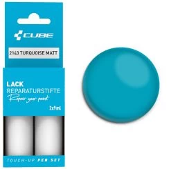 Cube Lackreparaturstift Set TURQUOISE Matt