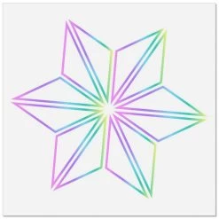 Supacaz Star Decal Aufkleber -Fahrradladen SUPACAZ Star Decal DC 03 3