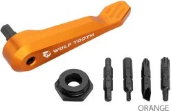 Axle Handle Multitool -Fahrradladen Wolf Tooth Axle Handle Multi Tool Orange 4