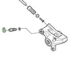 Shimano Verschluss Entlüftungsschraube Für BR-M755/M515 -Fahrradladen Y8B214000 b