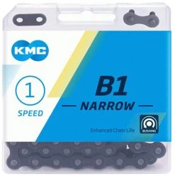 KMC B1 Narrow Singlespeedkette -Fahrradladen groot BB1NB0112 B1 Narrow Black