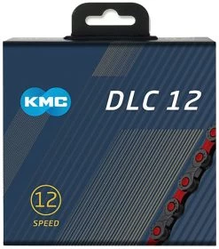KMC X12 DLC 12-fach Kette -Fahrradladen groot BD12BR126 DLC12 Black Red