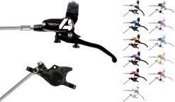 HOPE Tech 4 X2 Stahlflex Scheibenbremse - Hebel Links